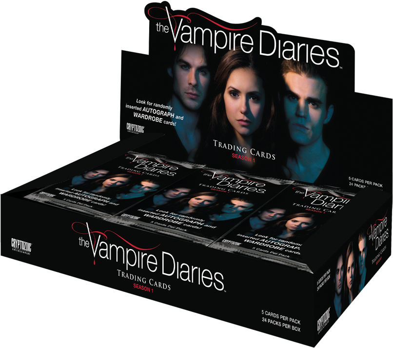 The Vampire Diaries Trading Cards Season - Vampire Diaries Merchandise Clipart (1000x932), Png Download