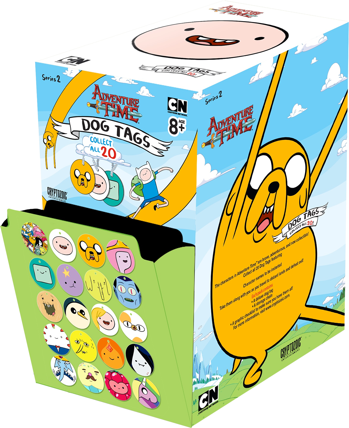 Dog Tags Blind Bag - Adventure Time Blind Bags Clipart (1224x1500), Png Download