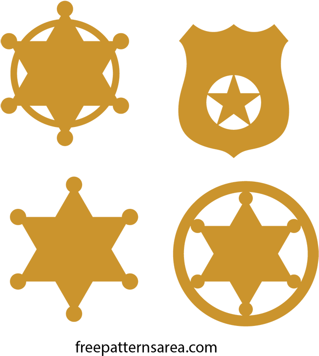 The Sheriff's Badge Has An Ironic Meaning Against The - Sheriff Badge Svg Clipart (750x750), Png Download