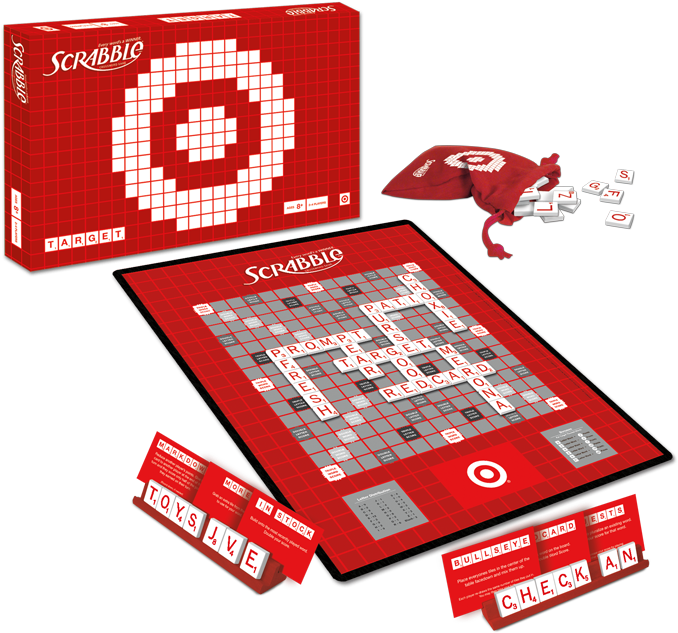 - Hasbro Target Scrabble Game , Png Download - Target Monopoly Clipart (678x633), Png Download