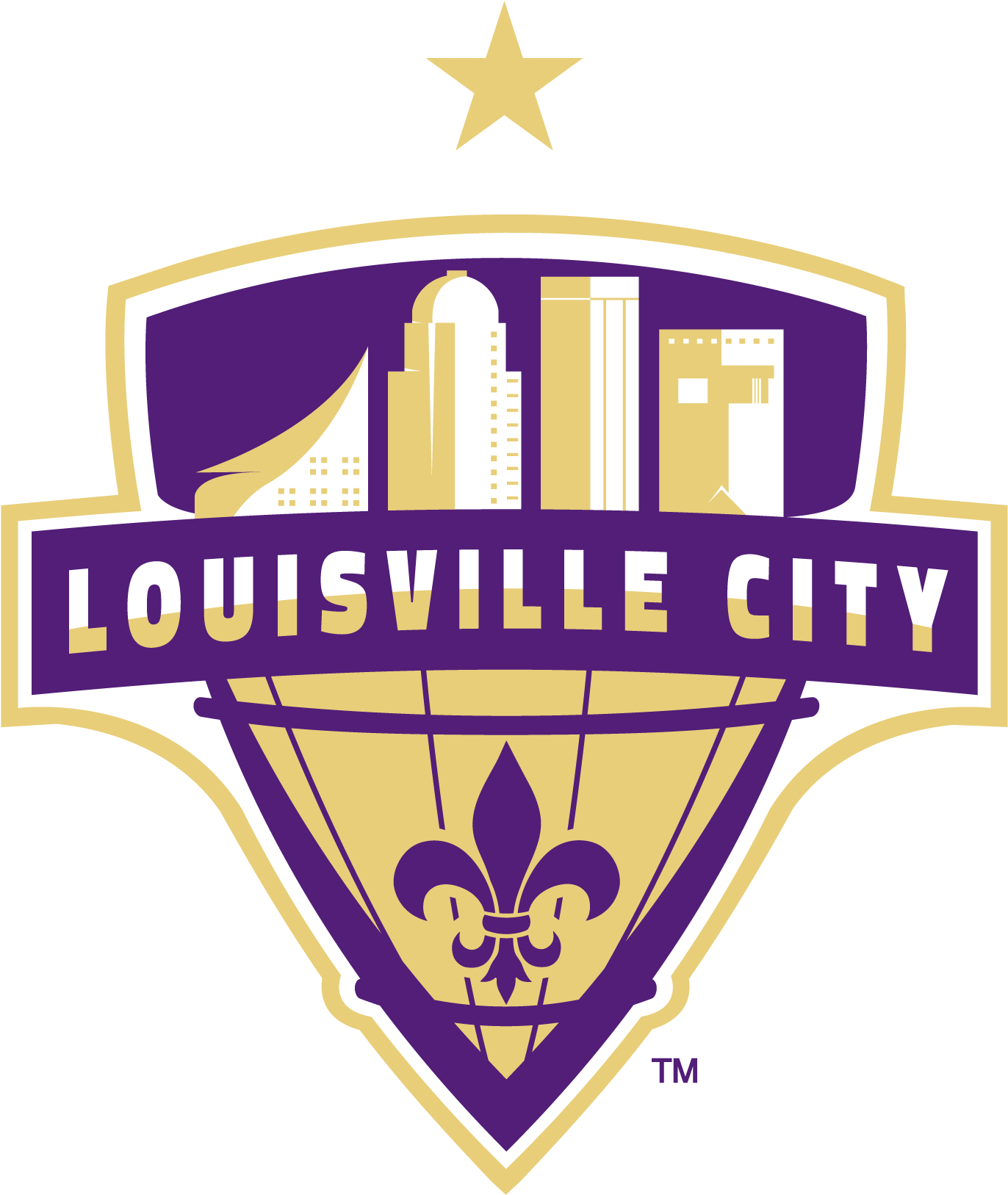 Louisville City Fc - Lou City Clipart (1667x1668), Png Download