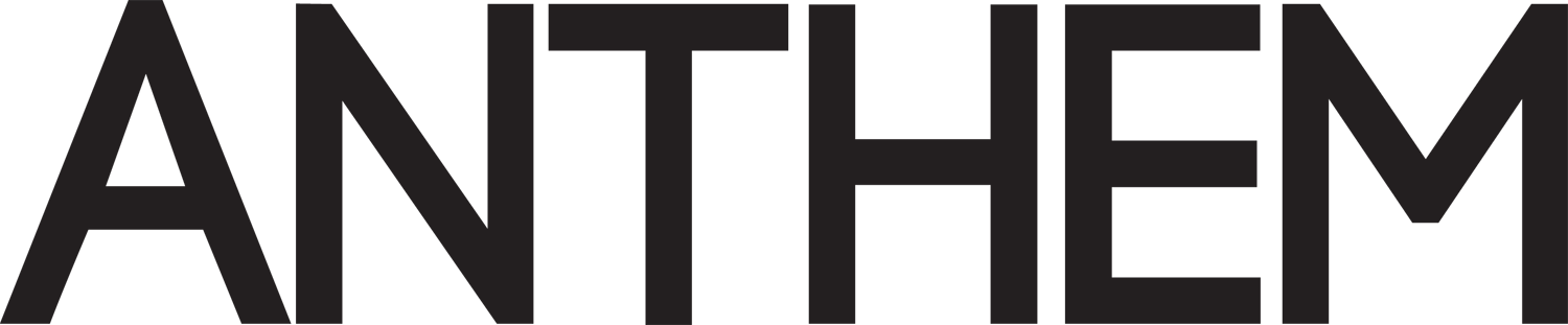 Black Anthem Logo - Anthem Symbol Clipart (1500x311), Png Download