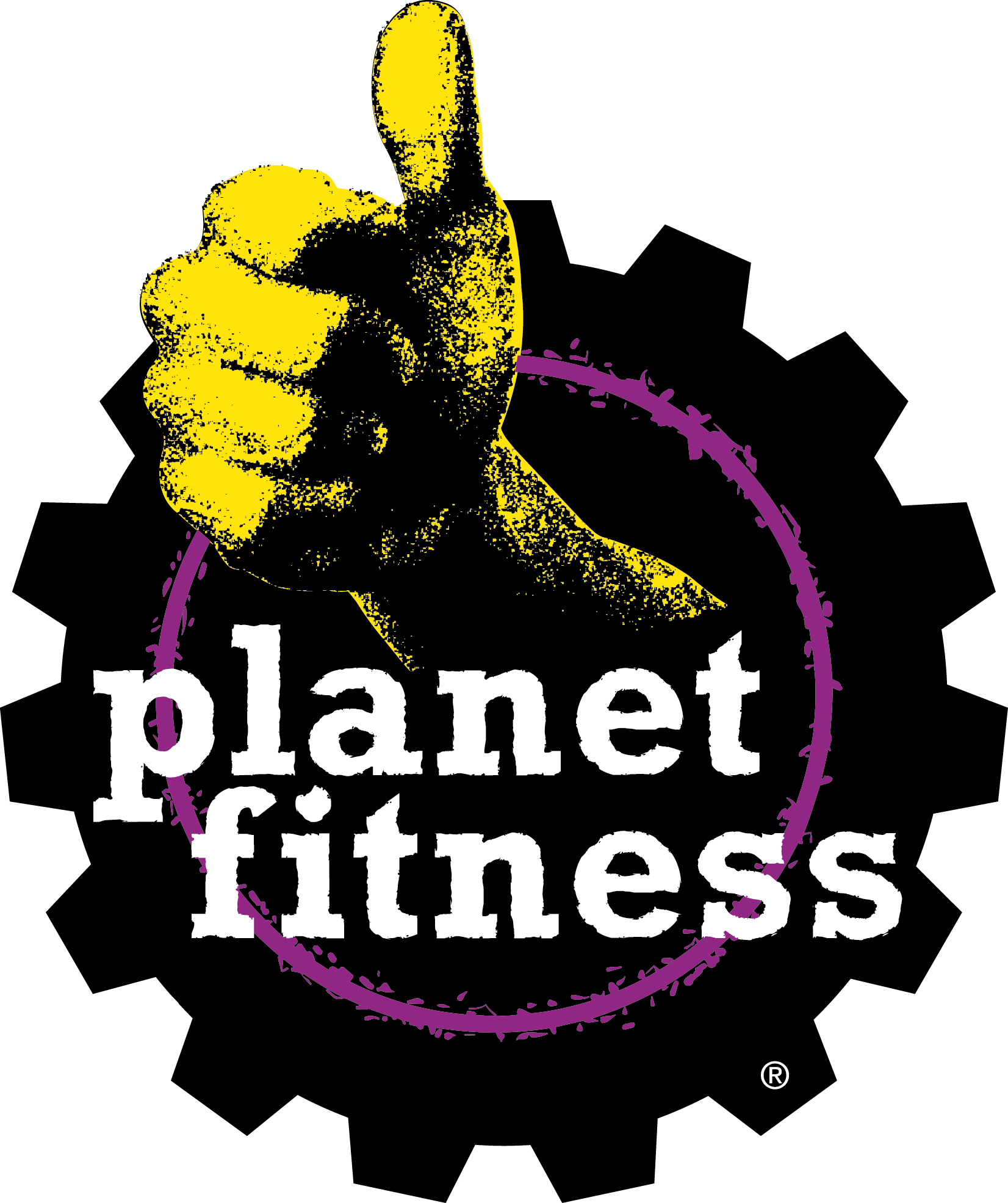Planet Fitness Logo - Planet Fitness Logo Png Clipart (1652x1971), Png Download