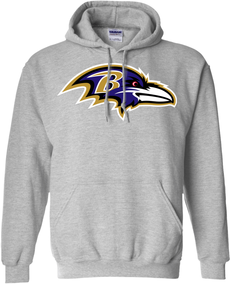 Baltimore Ravens Football Pullover Hoodie - Bobs Burgers Hoodie Clipart (1155x1155), Png Download
