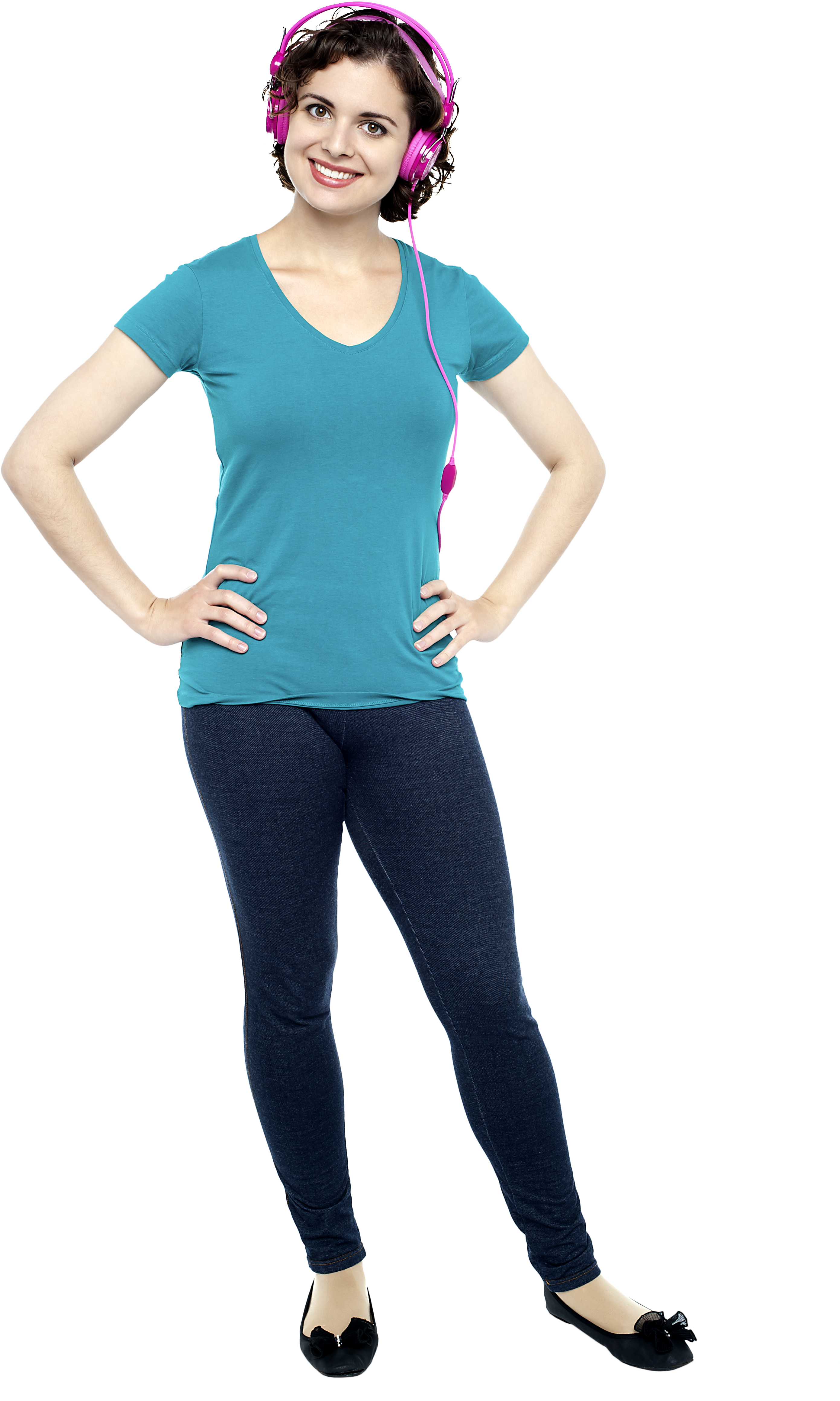 Women Listening Music Royalty Free High Quality Png - Listening Music Women Png Clipart (3200x4809), Png Download