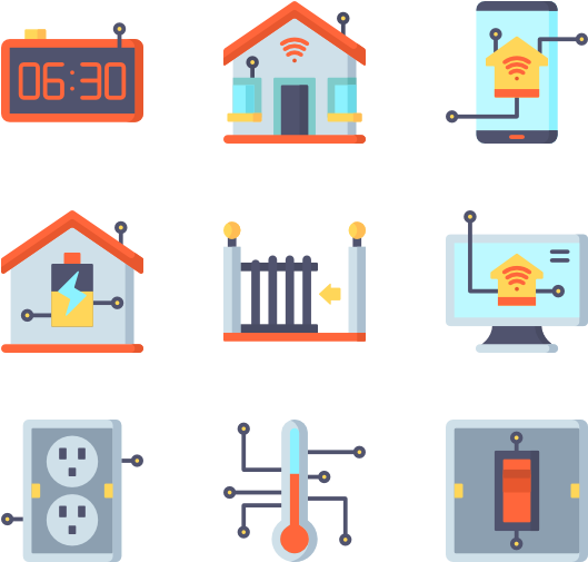 Smart House Clipart (600x564), Png Download