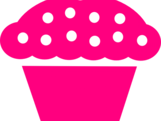 Cupcake Clipart Pink - Free Black And White Recipe Cards - Png Download (640x480), Png Download