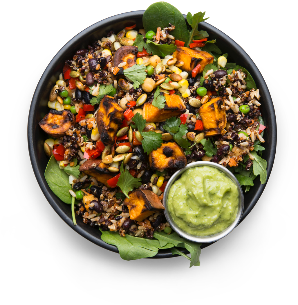 Veggie Taco Bowl - Bowl Of Veggies Transparent Clipart (1027x1049), Png Download