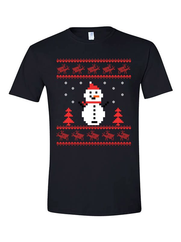 Christmas Ugly Sweater - Black T Shirt Red Hot Chili Peppers Clipart (800x800), Png Download