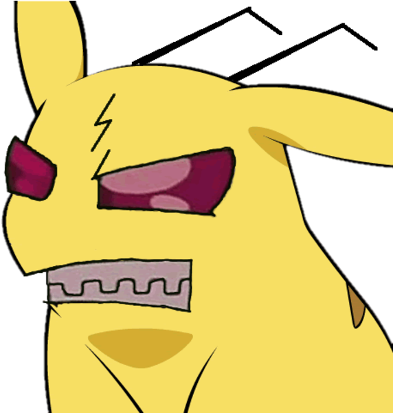 Give Pikachu A Face Clipart (600x600), Png Download