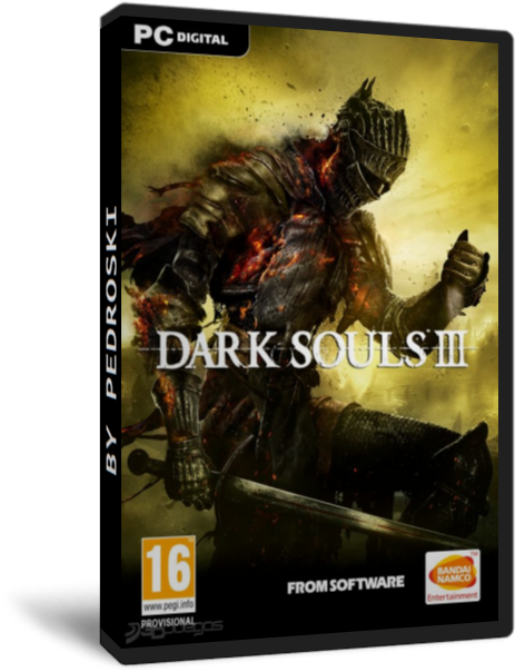 Dark Souls Iii Codex - Dark Souls 3 Cover Pc Clipart (640x650), Png Download