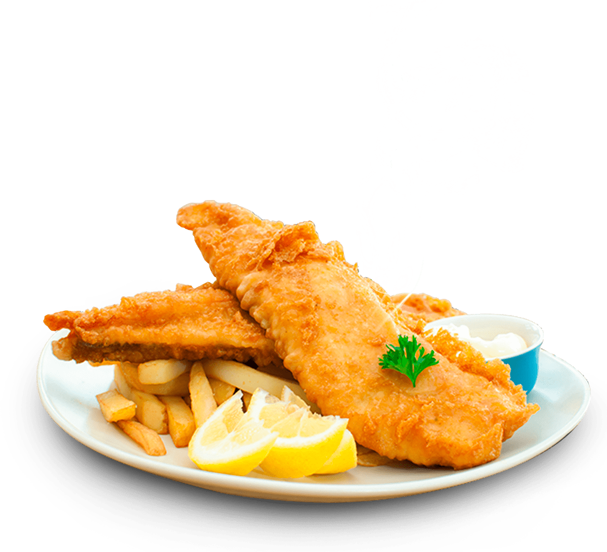 Lunch Fish And Chips Clipart (1200x1090), Png Download
