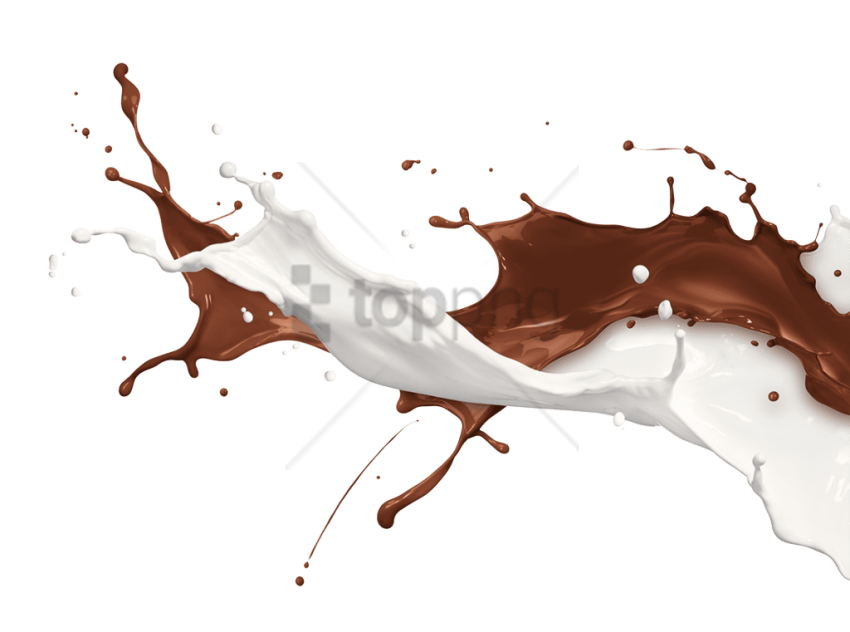 Free Png Chocolate Milk Splash Png Png Image With Transparent Clipart (850x632), Png Download