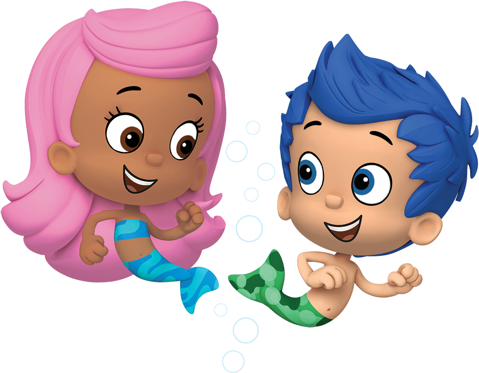 Bubble Guppies Molly And Gil - Gill From Bubble Guppies Clipart (1000x770), Png Download