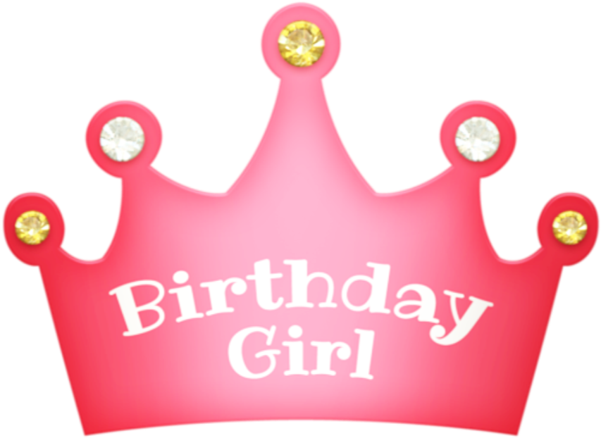 Birthday Girl Crownfreetoedit Clipart (853x622), Png Download