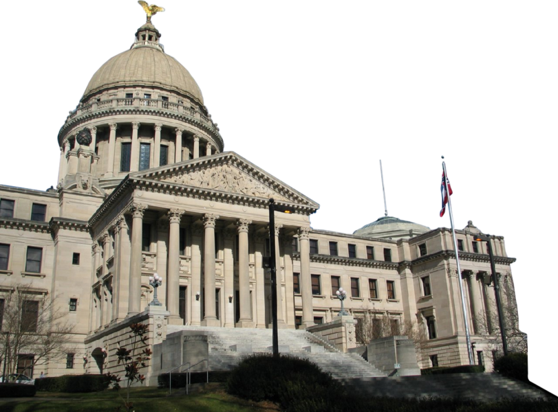 Share This Image - Mississippi State Capitol Clipart (811x600), Png Download