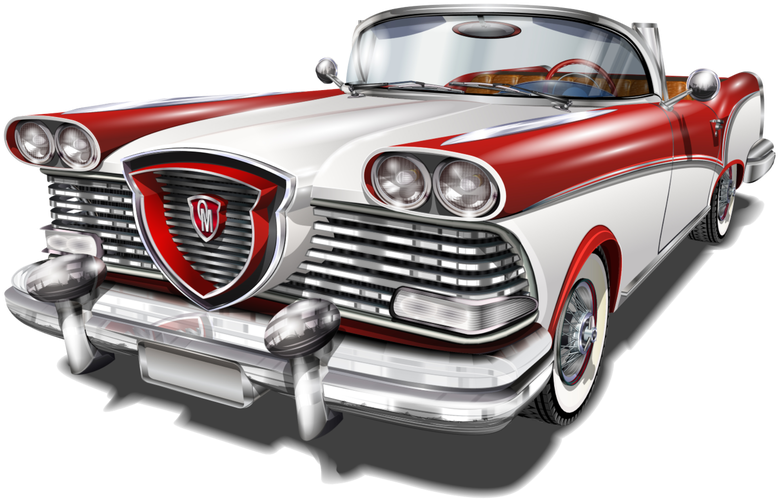 Certified Auto Appraiser - Vintage Car Old Cars Clipart - Png Download (800x523), Png Download