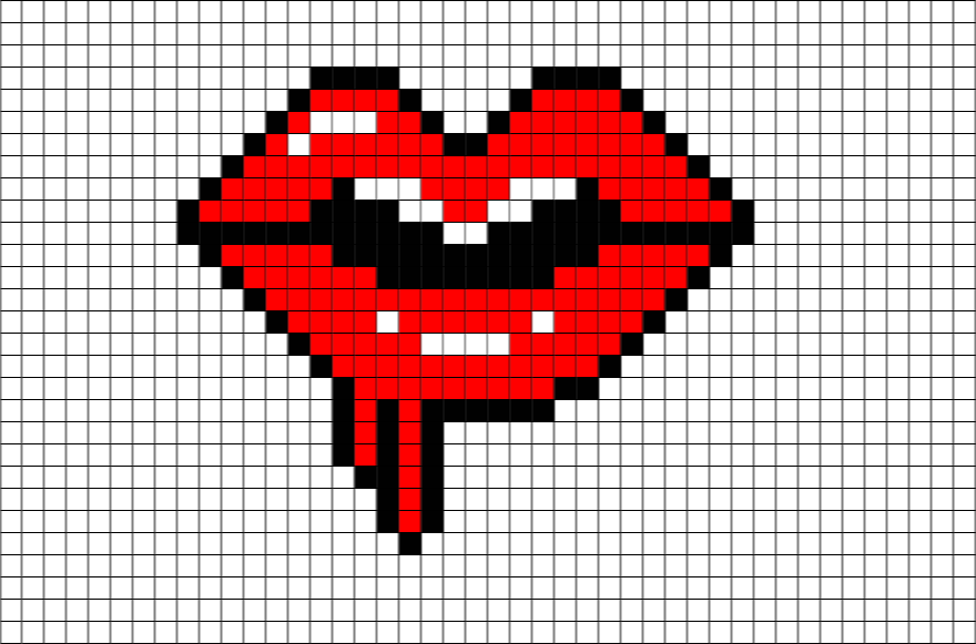 Nfl Logos Pixel Art , Png Download - Pixel Art Make Up Clipart (880x581), Png Download