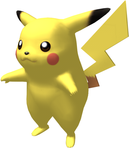 Pikachu Clipart Brawl - Cartoon - Png Download (750x650), Png Download