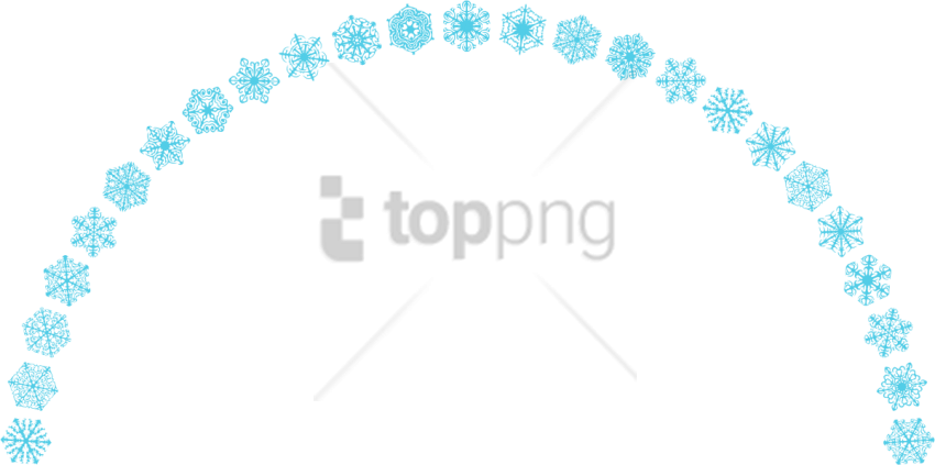 Free Png Download Snowflake Border Transparent Png - Dodgers Stadium 1980 All Star Game Clipart (850x423), Png Download