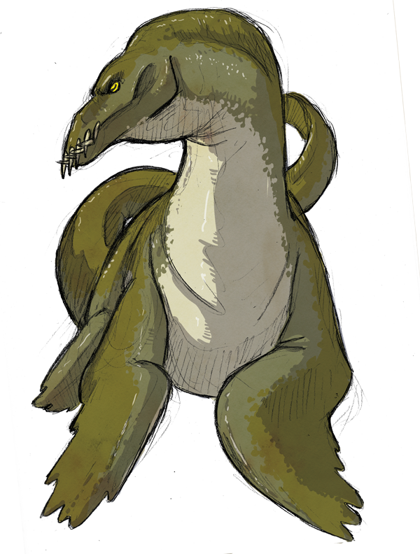 Stanley The Liverpool Avalon Dock Monster - Illustration Clipart (600x792), Png Download