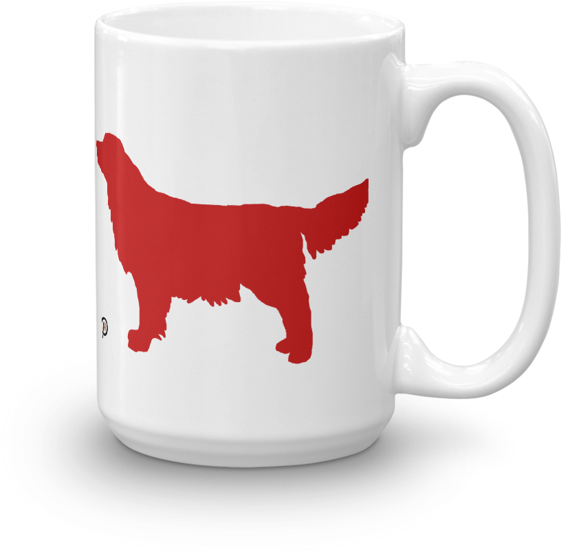 Red Golden Retriever Mug - Mug Clipart (1000x1000), Png Download