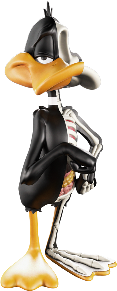 Lawsuit Of The Day - Xxray Daffy Duck Clipart (1000x1000), Png Download
