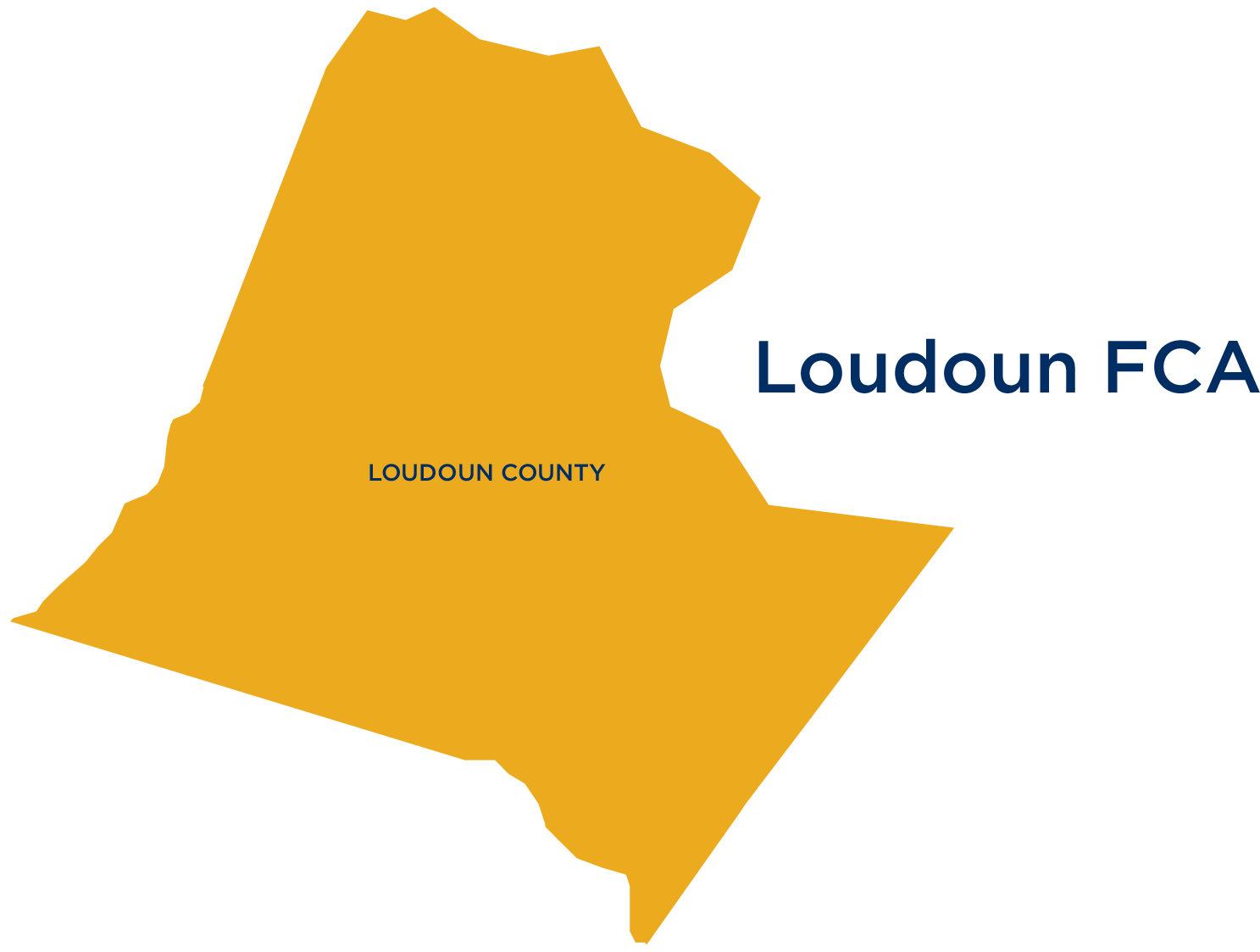 Loudoun Fca Covers The Fastest Growing County In The - Loudoun County Outline Clipart (2200x1700), Png Download