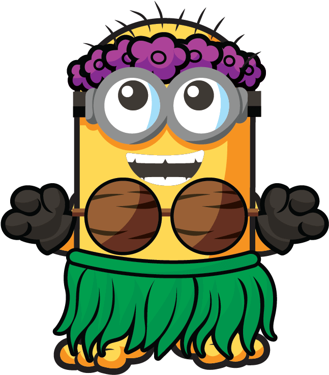 Luau Png - Minions Jerry Bored Silly Clipart (960x960), Png Download