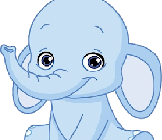Cartoon Cute Elephant Baby Clipart (640x480), Png Download