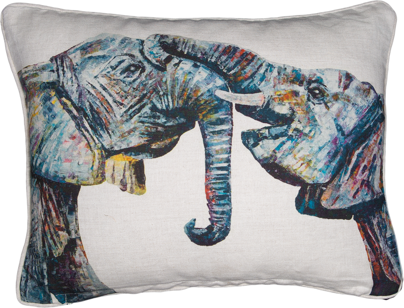 Baby Elephant Cushions 'bahati & Bashasha' Clipart (1409x1073), Png Download