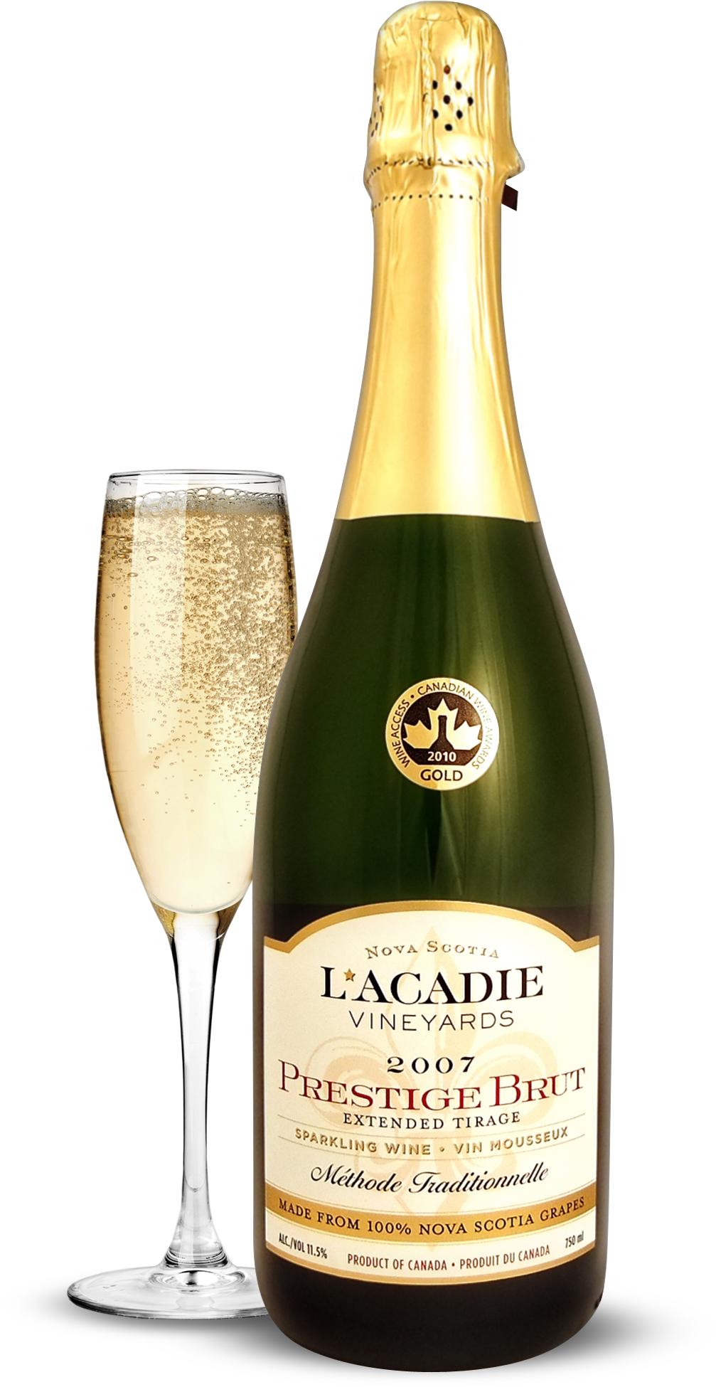 Lacprestigebrut2007 - Sparkling Wine Clipart (1152x2016), Png Download