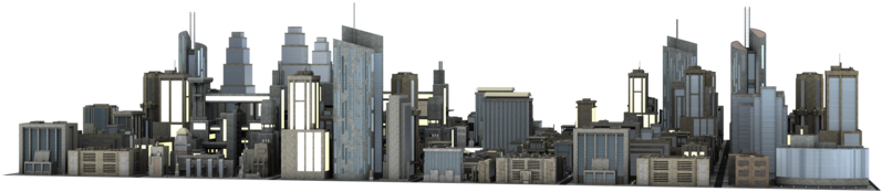 Get Link - Buildings On Transparent Background Clipart (800x695), Png Download