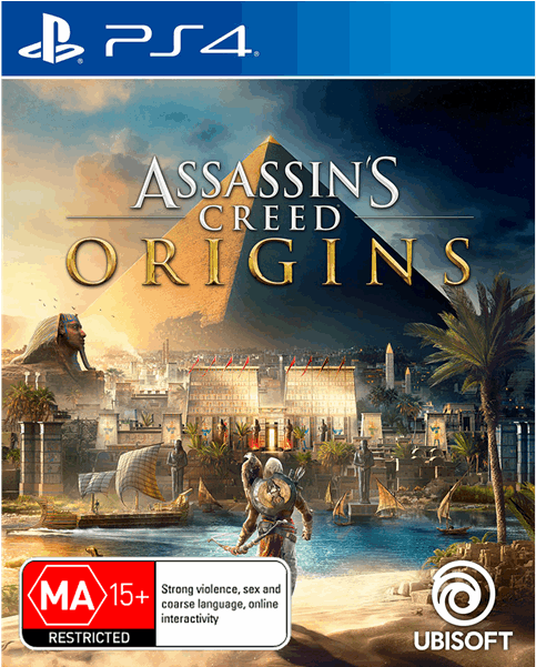 Assassin's Creed Origins Ps4 Australia Clipart (600x600), Png Download