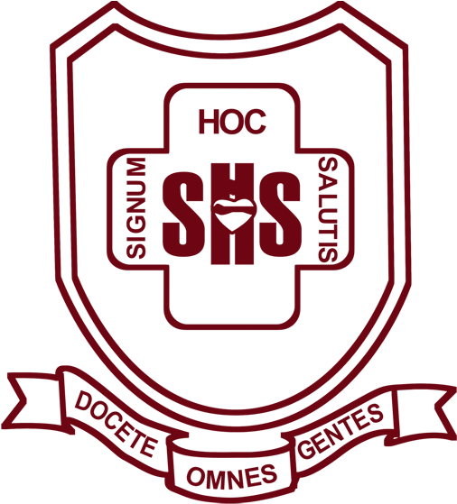 The Logo Of The Seminary Bears The Symbol Of The Cross, - Sacred Heart Seminary Poonamallee Logo Clipart (571x573), Png Download