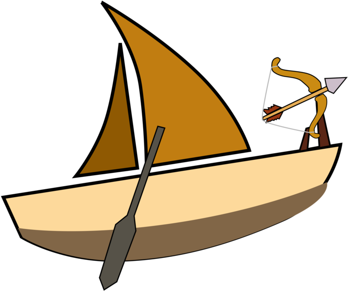 Clip Royalty Free Boating Rowing Sailing Free Commercial - Skiff Clipart - Png Download (750x750), Png Download