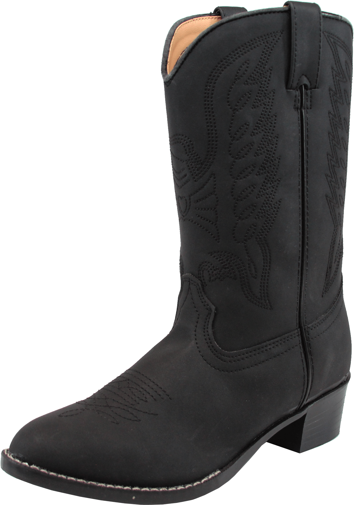 Cowboy Boot Png - Black Western Boots Clipart (1848x2000), Png Download