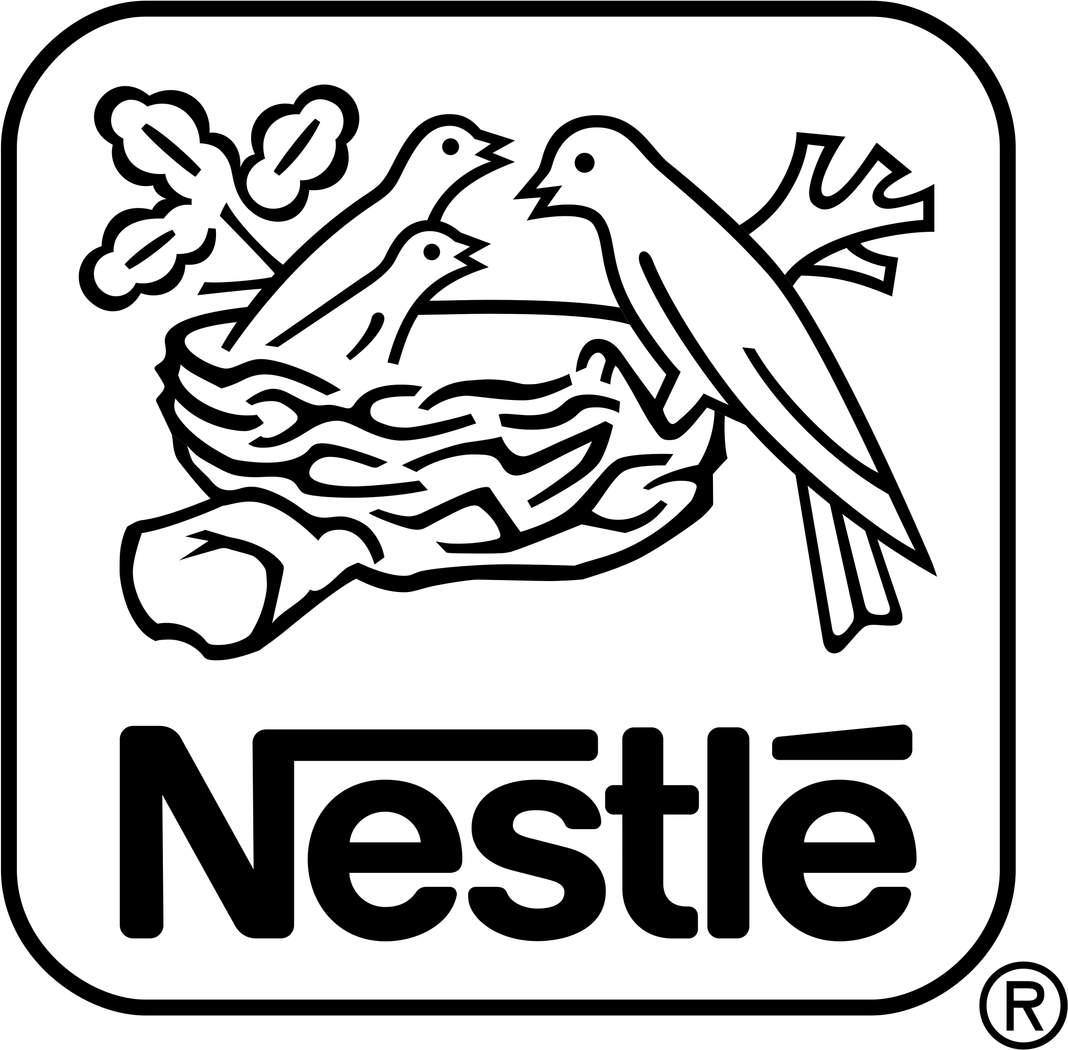 Nestlé Logo Png Transparent - Logo Nestlé Clipart (2400x2400), Png Download