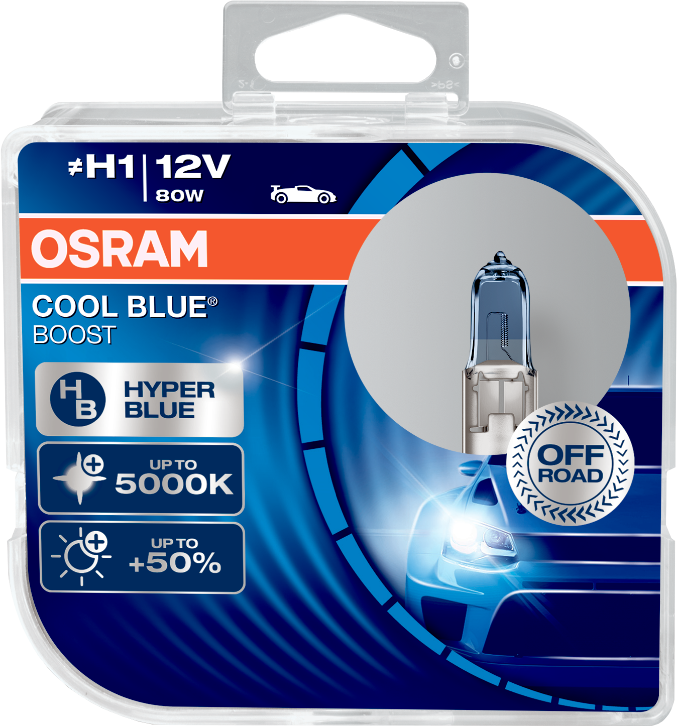 Hids4u Hid Conversion Kits, Led Bulbs, Parking Sensors - Osram Cool Blue Boost H7 80w Clipart (1534x1534), Png Download