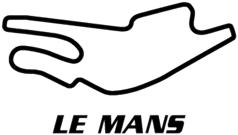 19035 Circuit Bugatti Le Mans - Snowman's Pass Clipart (775x441), Png Download