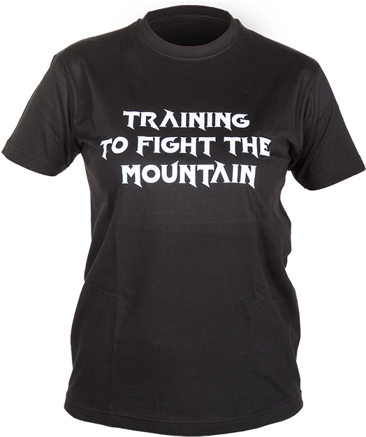 T-shirt Training To Fight The Mountain - Training To Beat The Mountain Clipart (533x800), Png Download