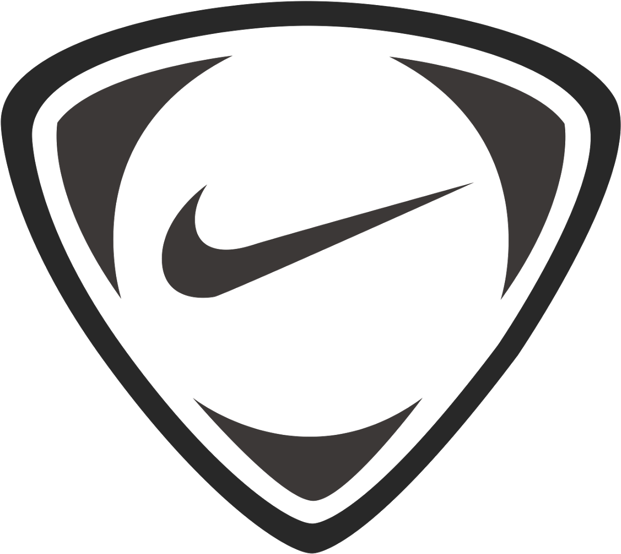 Nike Logo Vector Free Download Cloudinvitationcom - Nike Logo Clipart (1225x1093), Png Download