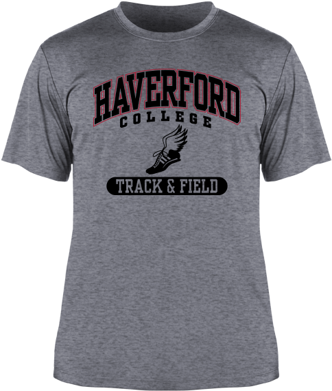Unisex Track & Field Sports Tee - Universidad Harvard Clipart (508x634), Png Download