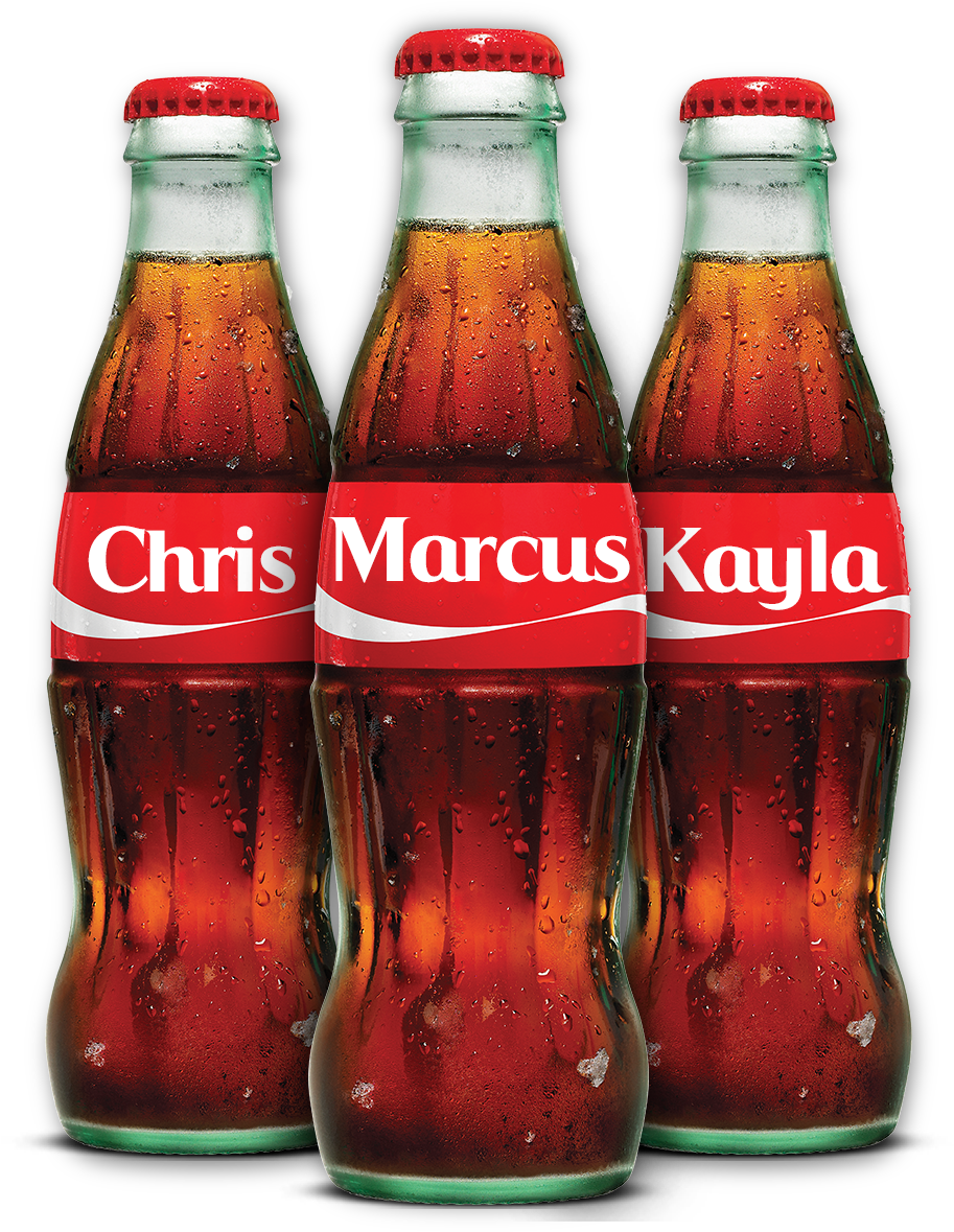 Get Your Personalized Virtual Share A Coke Bottlel, - Coca Cola Name Bottle Png Clipart (928x1230), Png Download
