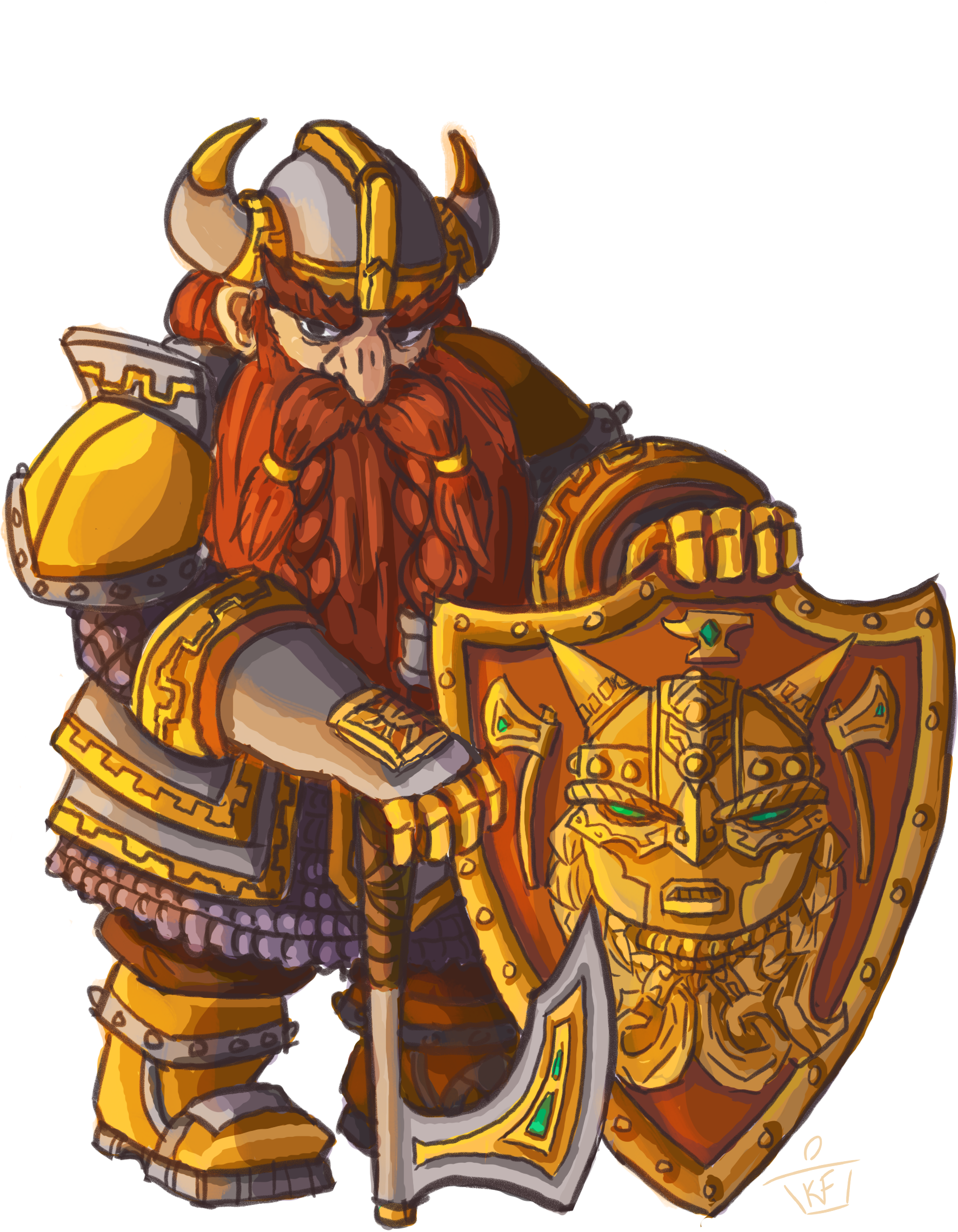 Dwarf Clipart D&d - Png Download (1772x2279), Png Download