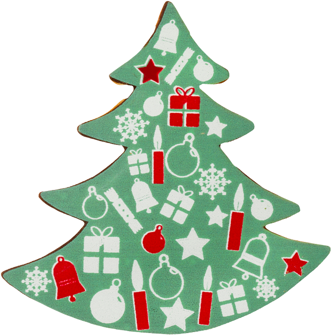 Green Christmas Tree - Christmas Tree Clipart (1000x1000), Png Download