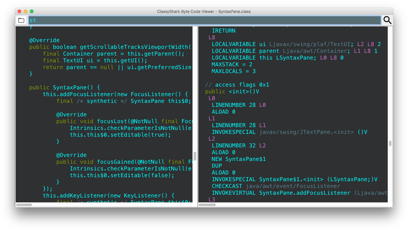 This Is How Classyshark Binary Viewer Looks And Feels - Vim Youcompleteme Clipart (1342x762), Png Download
