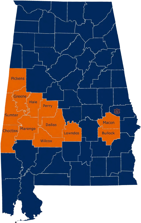 Alabamablackbeltcounties - Alabama Black Belt Counties Clipart (531x826), Png Download