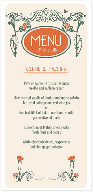 Menu Art Deco Pepperandjoy Uk - Nuvo Clipart (700x700), Png Download