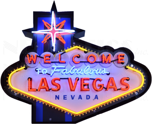 Welcome To Fabulous Las Vegas Neon Sign Only $925 - Welcome To Las Vegas Sign Clipart (600x600), Png Download